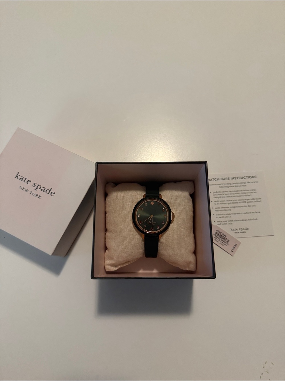 Kate Spade Women's Green and Gold Silicon Strap Watch